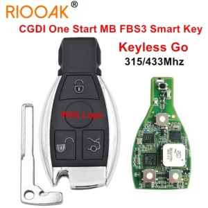 CGDI 원 스타트 키리스 고 MB FBS3 스마트 원격 키, 메르세데스 벤츠 W164 W166 W216 W221 W251, 315Mhz, 433Mhz