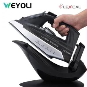 WEYOLI 무선 전기 스팀 다리미, 가정용 의류 다리미, 슈퍼 파워 핸드헬드 천 다리미, 2200W