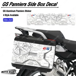 오토바이 Vario 케이스 스티커 사이드 박스, BMW 패니어 러기지 데칼, R 1200 1250 GS 2004-2023, R1200GS R1250GS