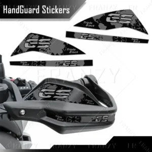 오토바이 핸드가드 데칼 방수 스티커, BMW R1250GS ADV R 1200GS 어드벤처 XR F850, 750, 650GS 용, 40 년 트리플 블랙