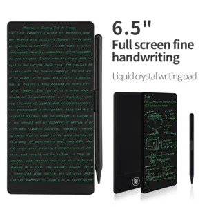 초미세 필기 LCD 태블릿, 회의 내용, 마그네틱 스케치 패드, 액정 드로잉 보드, 전체 화면, 6.5 인치