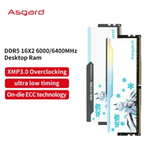 Asgard ROG STRIX DDR5 RGB RAM 메모리, 데스크탑 A 다이용 내장 메모리, 32GB, 6000MHZ, 6400MHZ, 6800MHZ, 7200MHZ, UDIMM