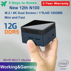 MOREFINE M6S 미니 PC 인텔 12세대 N100 12G DDR5 512GB/1TB 윈도우 11 게이밍 컴퓨터 4K 60Hz HDMI 휴대용 미니PC 게이머 PC