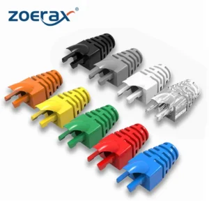 ZoeRax 이더넷 네트워크 케이블, 스트레인 릴리프 부츠, 케이블 커넥터 플러그 커버, Cat5E CAT6 RJ45, 50 개