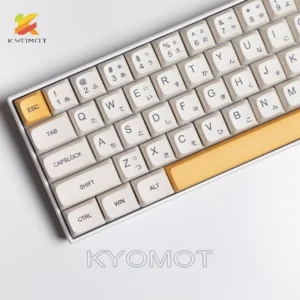 체리 MX 스위치용 허니 밀크 한국 키캡, PBT 염료 승화 XDA 프로필 키캡, DIY 레이아웃 기계식 키보드, 140 키