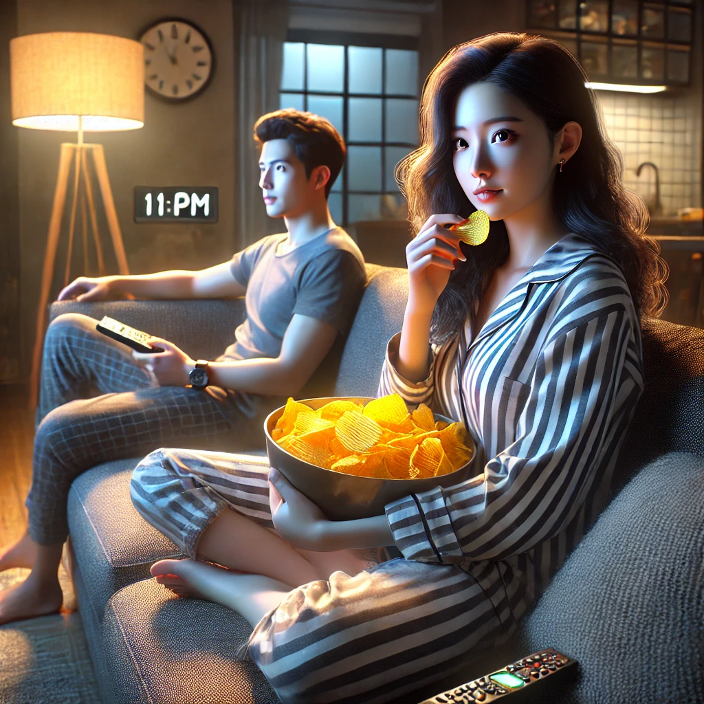 오후 6시 이후 간식과 늦은 밤 야식… 정말 해로울까? 신진대사와 혈당 조절의 진실